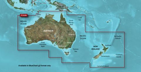 GARMIN g2 BlueChart, microSD/SD - HXPC024R - Australien und Neuseeland