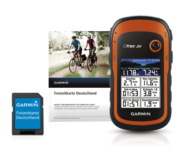 GARMIN eTrex 20 + Freizeitkarte Deutschland