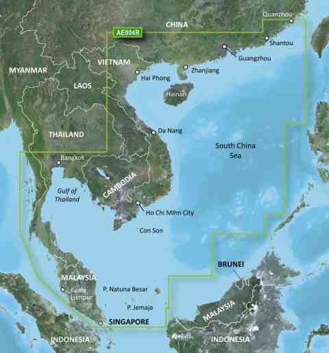GARMIN g2 Vision BlueChart, microSD/SD - VAE004R - Hong Kong / Südchinesisches Meer
