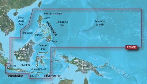 GARMIN g2 Vision BlueChart, microSD/SD - VAE005R - Philippinen Java-mariana