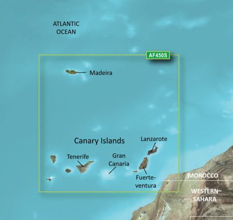 GARMIN g2 Vision BlueChart, microSD/SD - VAF450S - Madeira und Kanaren