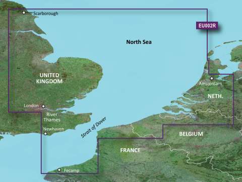 GARMIN g2 Vision BlueChart, microSD/SD - VEU002R - Südost-England, Benelux