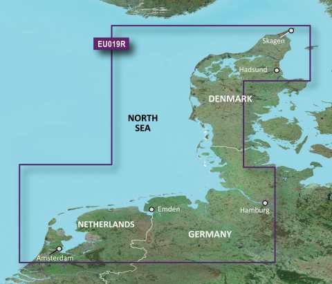 GARMIN g2 Vision BlueChart, microSD/SD - VEU019R - Alborg bis Amsterdam