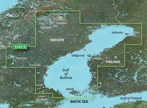GARMIN g2 Vision BlueChart, microSD/SD - VEU047R - Bottnischer Meerbusen