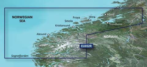 GARMIN g2 Vision BlueChart, microSD/SD - VEU052R - Sognefjorden Svefjorden