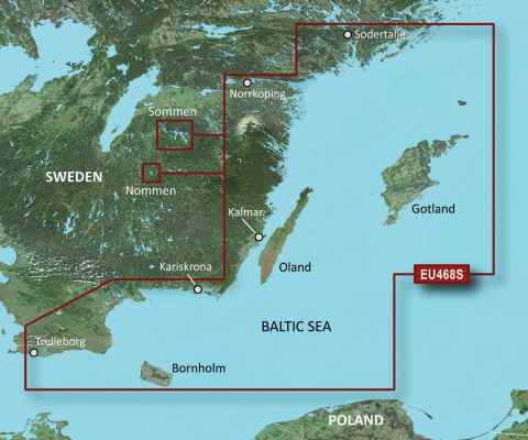 GARMIN g2 Vision BlueChart, microSD/SD - VEU468S - Sodertalje bis Trelleborg