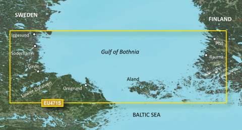 GARMIN g2 Vision BlueChart, microSD/SD - VEU471S - Bottnischer Meerbusen, Süd
