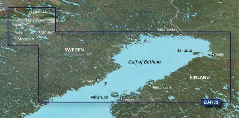 GARMIN g2 Vision BlueChart, microSD/SD - VEU472S - Bottnischer Meerbusen, Mitte