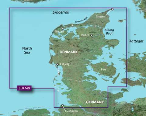 GARMIN g2 Vision BlueChart, microSD/SD - VEU474S - Aalborg bis zur Eider
