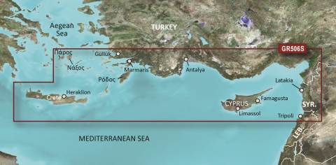 GARMIN g2 Vision BlueChart, microSD/SD - VGR506S - Kreta bis Zypern