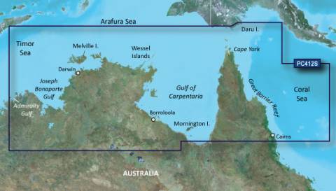 GARMIN g2 Vision BlueChart, microSD/SD - VPC412S - Admiralitäts-I. WA bis Cairns