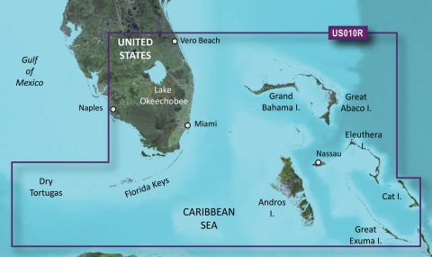 GARMIN g2 Vision BlueChart, microSD/SD - VUS010R - Südost Florida