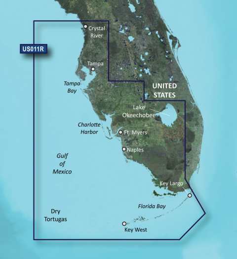 GARMIN g2 Vision BlueChart, microSD/SD - VUS011R - Südwest Florida