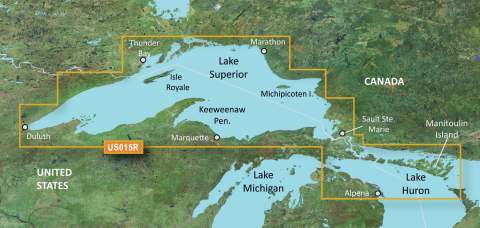 GARMIN g2 Vision BlueChart, microSD/SD - VUS015R - Lake Superior