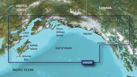 GARMIN g2 Vision BlueChart, microSD/SD - VUS025R - Anchorage bis Juneau