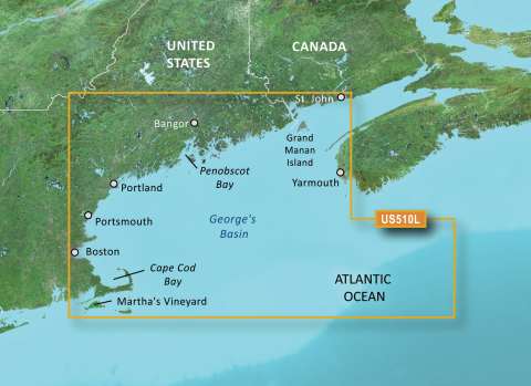 GARMIN g2 Vision BlueChart, microSD/SD - VUS510L - St. John