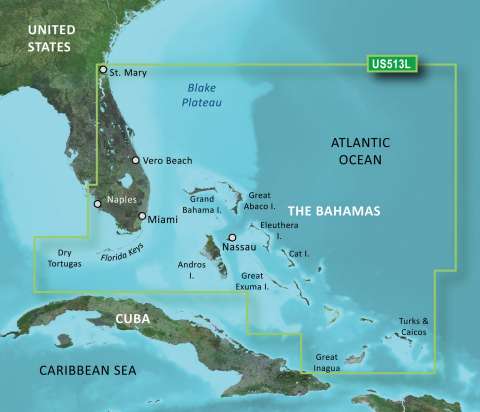 GARMIN g2 Vision BlueChart, microSD/SD - VUS513L - Jacksonville