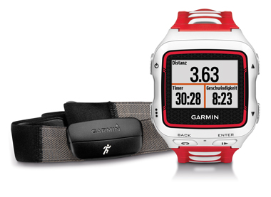 GARMIN Forerunner 920XT HR, weiß/rot, inkl. HRM-Run Brustgurt