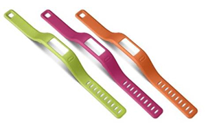 GARMIN Ersatz-Armbänder SMALL, für vivofit, orange/pink/grün