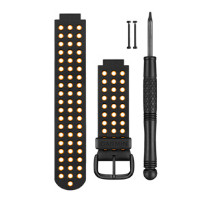GARMIN Ersatz-Armband für Forerunner 620/220, Approach S 5/6, schwarz/orange