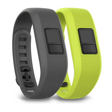 GARMIN Ersatz-Armband, grau und grün, für vivofit 3 Standard