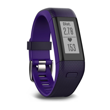 GARMIN vivosmart HR+ GPS, dunkles violett/helles violett