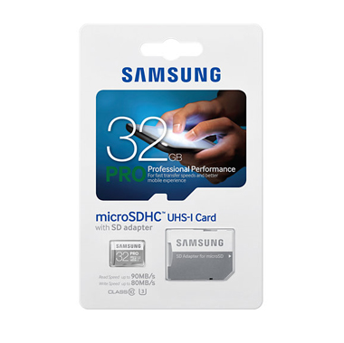 Samsung microSDHXC Pro 32GB Class 10 UHS-I (MB-MG32D/EU)