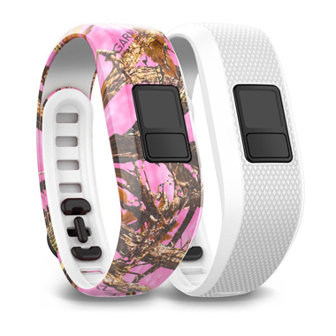 GARMIN Ersatz-Armband, rosa-tarnfarbe und weiß, für vivofit 3 Standard