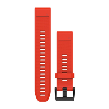 GARMIN QuickFit Ersatz-Armband für fenix 5, Silikon, 22mm, feuerrot
