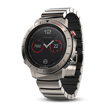 GARMIN fenix Chronos, mit Hybrid-Armband aus Titan