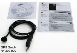 Kabel für PC (USB); incl. Stromvers. GPS über USB; v. Fremdherst.