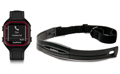 GARMIN Forerunner 25 HR, schwarz/rot, inkl.Standard-Brustgurt